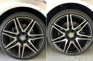 Wheel repairs Adelaide - before & after